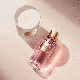 Rose On The Moon Candle