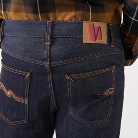 Gritty Jackson Mid Rise Straight Leg Jeans