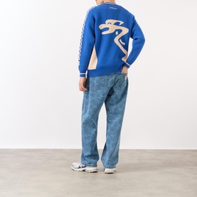 Knot Sleeve Logo Sweater