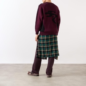 Knot Sleeve Logo Sweater