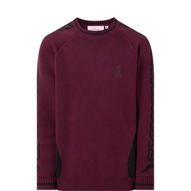 Knot Sleeve Logo Sweater