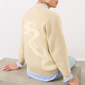 Knot Sleeve Logo Sweater