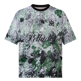 Logo Distressed Argyle T-Shirt