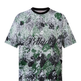Logo Distressed Argyle T-Shirt