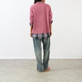 Triskele Applique Long-Sleeved T-Shirt