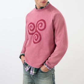Triskele Applique Long-Sleeved T-Shirt