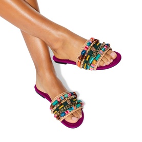 Southbank Beaded Flat Sandals