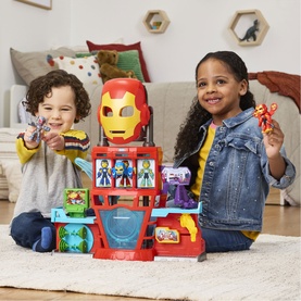 Marvel Iron Man & His Awesome Friends: Iron Quarters Playset