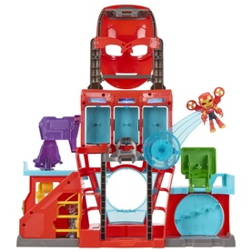 Marvel Iron Man & His Awesome Friends: Iron Quarters Playset