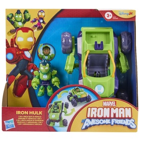 Marvel: Iron Man & His Awesome Friends: 2-In-1 Mech Suit & Vehicle