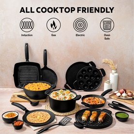 Pre-Seasoned Cast Iron Casserole 24cm