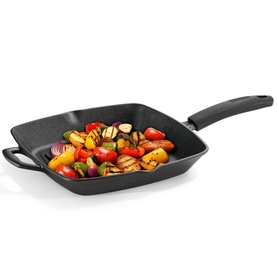 Pre-Seasoned Cast Iron Griddle Pan 27cm