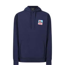 Sunset On Fuji Logo Drawstring Hoodie