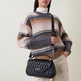 Valla Quilted Top Handle Crossbody Bag