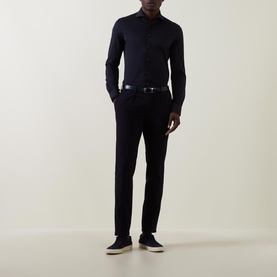 Japanese Knitted Slim Fit Shirt