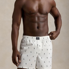 Three-Pack Logo Printed Boxers