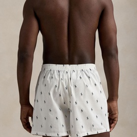 Three-Pack Logo Printed Boxers