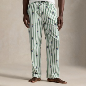 Polo Bear Striped Pyjama Bottoms