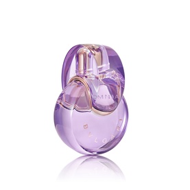 BVLGARI Omnia Amethyste Eau de Toilette 100ml in translucent lilac purple with gold heart-shaped cap detail
