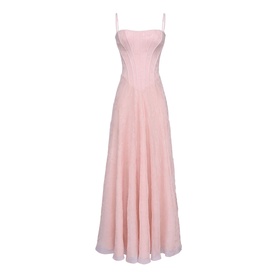 Esme Lurex Chiffon Dress