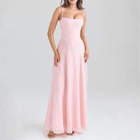 Esme Lurex Chiffon Dress