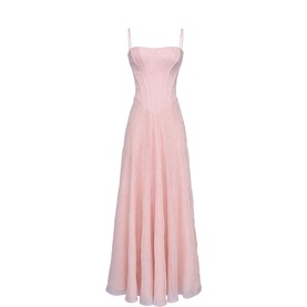 Esme Lurex Chiffon Dress