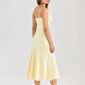 Felicity Satin Bias Cut Dress