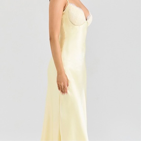 Felicity Satin Bias Cut Dress