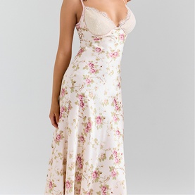 Felicity Satin Bias Cut Dress