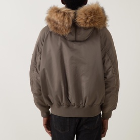 Brako Faux Fur Bomber Jacket