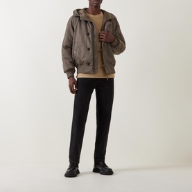 Brako Faux Fur Bomber Jacket