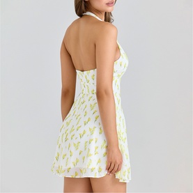 Iris Halter Neck Mini Dress