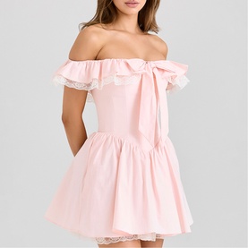 Jaide Off Shoulder Corset Mini Dress