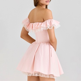 Jaide Off Shoulder Corset Mini Dress