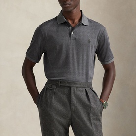 Polo Player Logo Check Polo Shirt