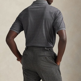 Polo Player Logo Check Polo Shirt