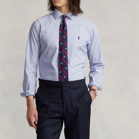 Custom Fit Pony Logo Poplin Shirt