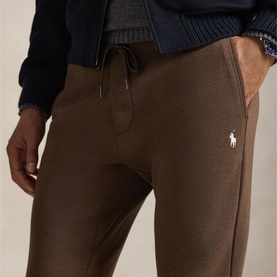 Polo Pony Double-Knit Jogger Pants