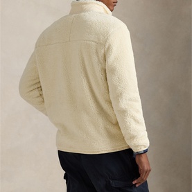 Pony Logo Pile Fleece Hybrid Jacket