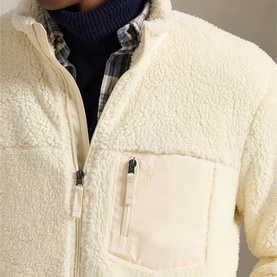 Pony Logo Pile Fleece Hybrid Jacket