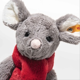 Cosy Christmas Mia Mouse 21cm