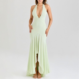 Tamara Draped Asymmetrical Dress