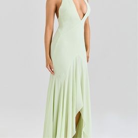 Tamara Draped Asymmetrical Dress