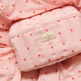 Marshmallow Flat Lay Makeup Box Bag