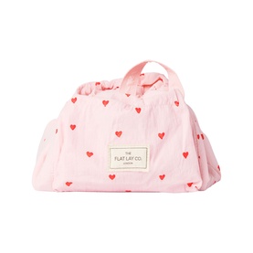 Parachute Drawstring Flat Lay Makeup Bag