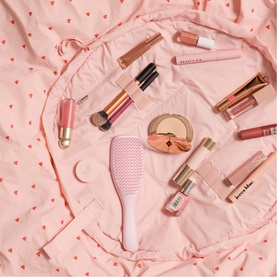 Parachute Drawstring Flat Lay Makeup Bag