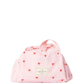 Parachute Drawstring Flat Lay Makeup Bag