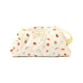Parachute Drawstring Flat Lay Makeup Bag - Patisserie