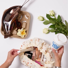 Parachute Drawstring Flat Lay Makeup Bag - Patisserie
