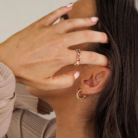 Regalia Hoop Earrings